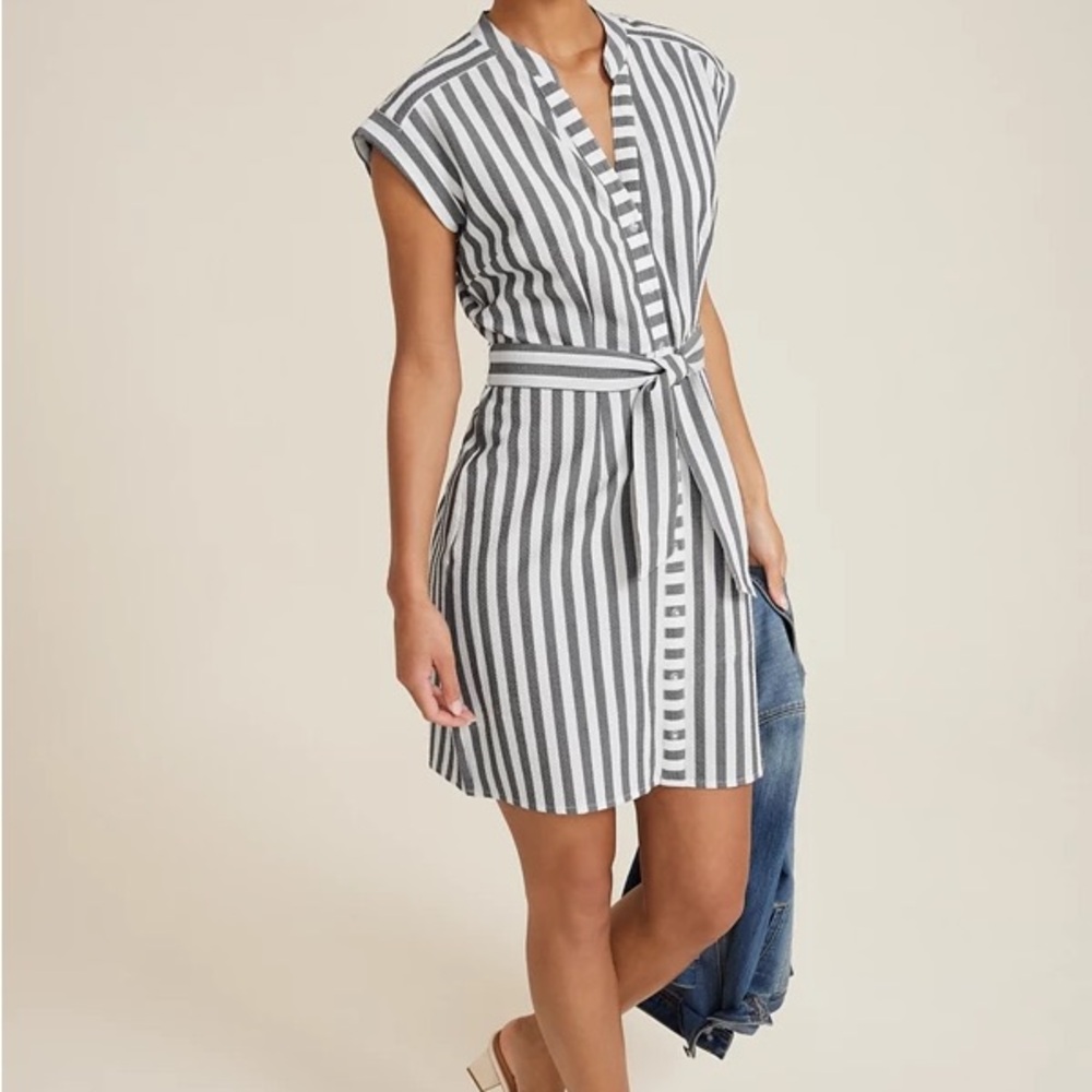Women’s Maurice’s Striped Dolman Shirt Dress XXL